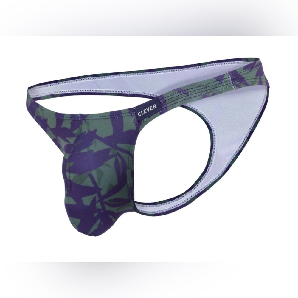 Clever Blue/Green Men’s Thong - Picture 5 of 9